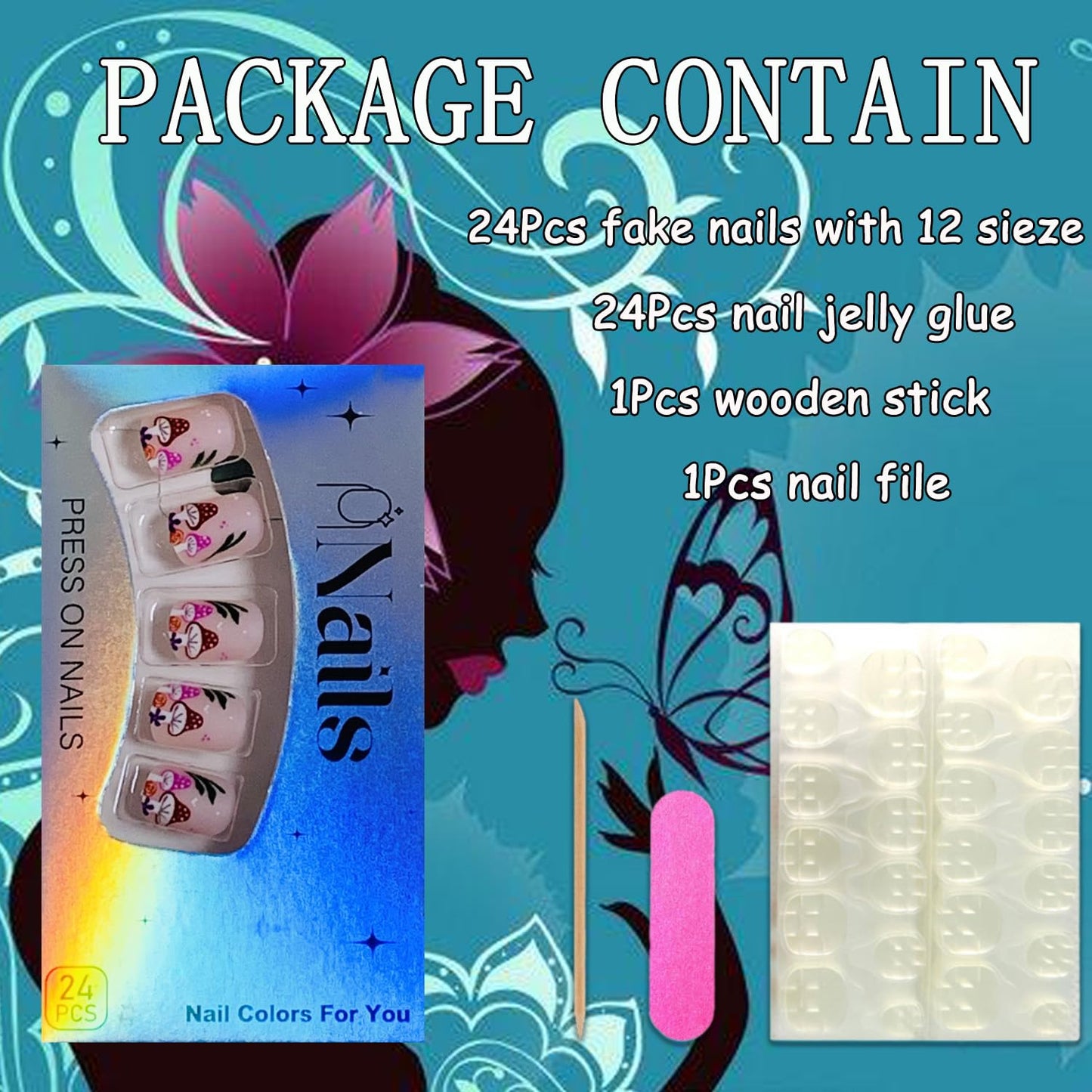 EYZOTSF Thanksgiving Press on Short Square Nails Acrylic Fall False Nails with Maple Leaf Designs Artificial Autumn Leaves Square Fake Nails Holiday Glue Stick ons Fingernails for Women(YS711)