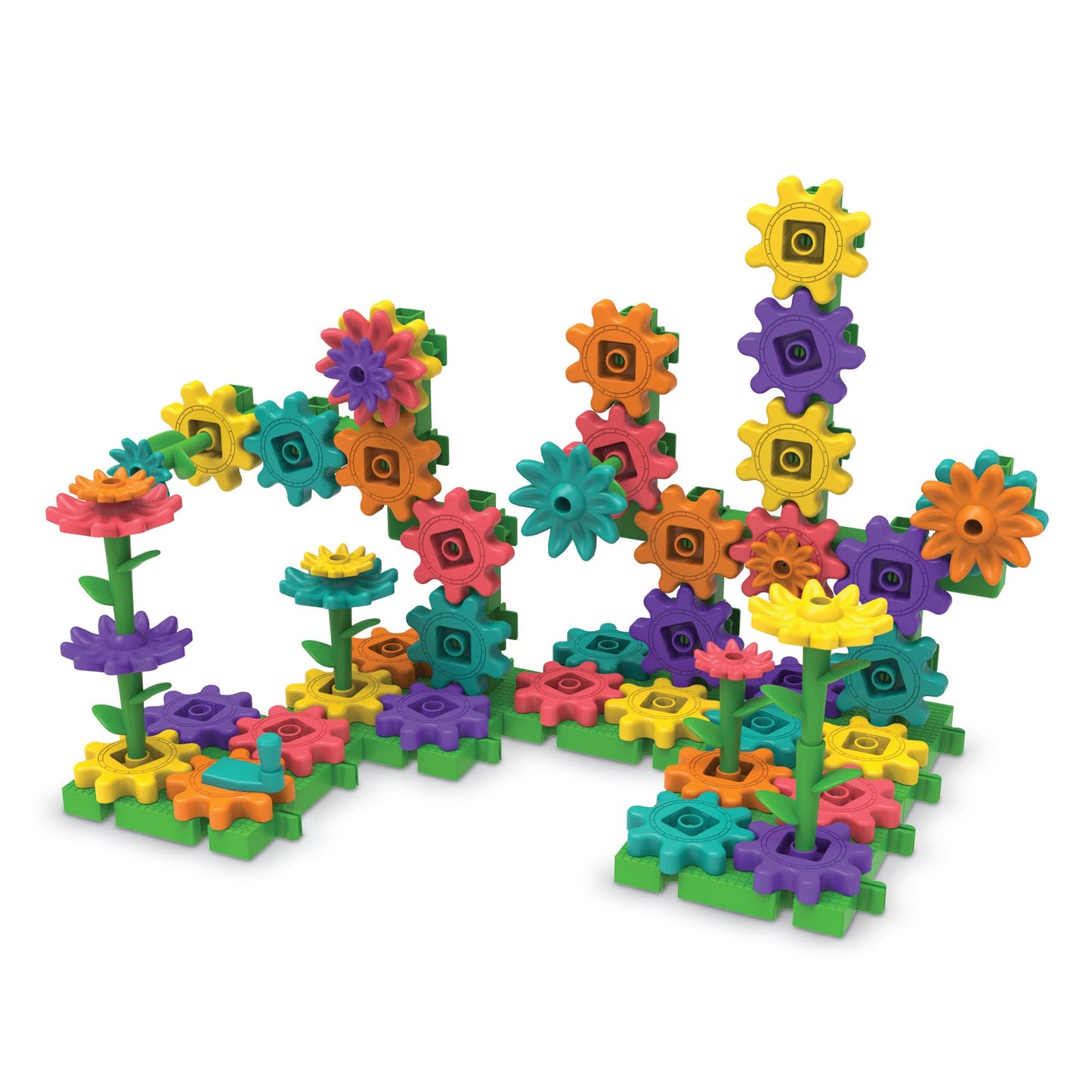 Learning Resources GardenGears Building Set - Hands-On Educational Construction & Engineering, Preschool STEM Building Sets, Toys for Kids, Montessori, Fine Motor Games, Gifts for Kids
