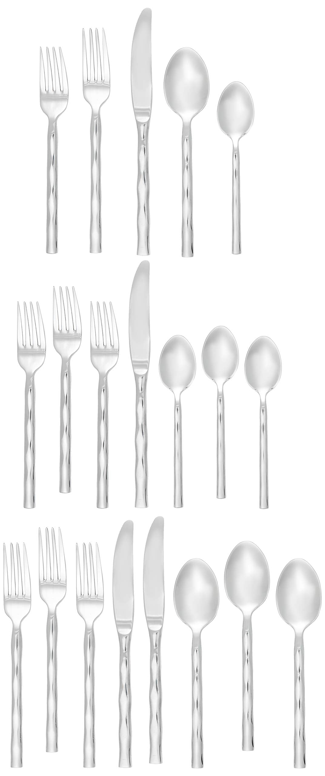 Towle Living 20-Piece Calypso Stainless Steel Flatware Set, Service for 4