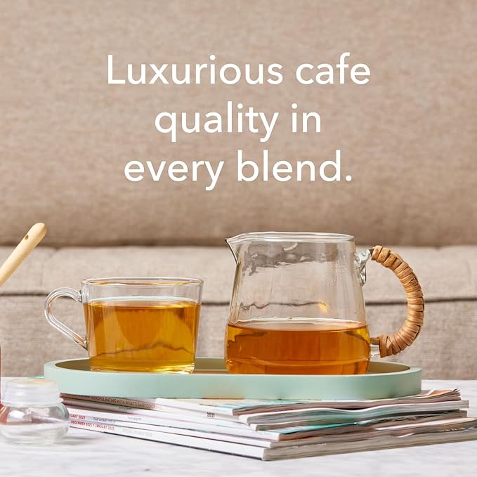 Moonlit Garden Collection Assorted Herbal Tea Gift Set - Hand-Crafted Loose Leaf Teas, Presentation Gift Box with Loose Leaf Steeper Included, Sleepytime Tea - 5 Unique and Flavorful Teas, 75+ Cups