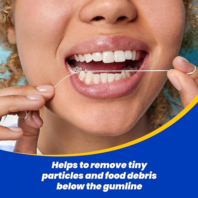 Dental Floss for Braces,Pre-Cut Strands Floss,Threaders for Bridges,Threaded Floss for Braces & Bridges,50 Counts(Pack of 2)