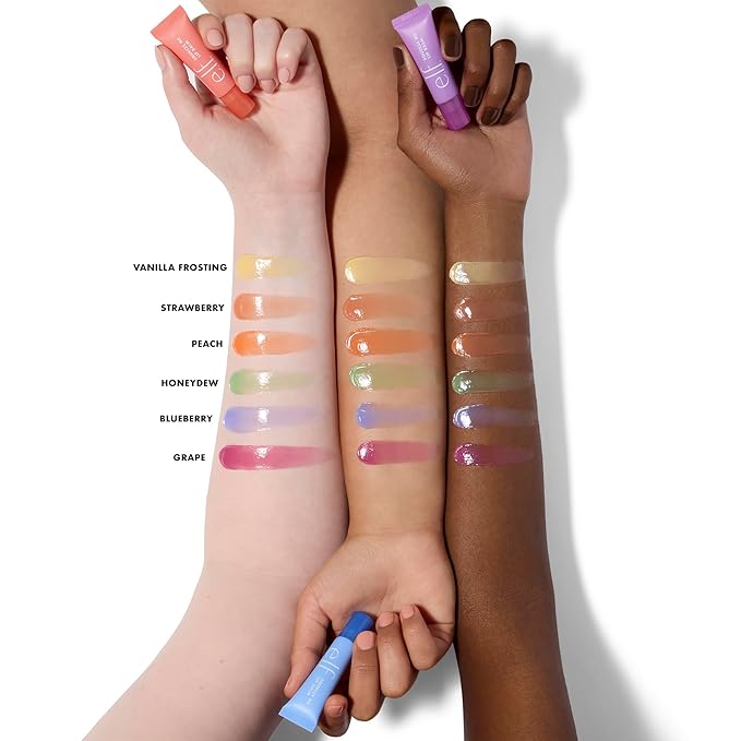 e.l.f. Squeeze Me Lip Balm, Moisturizing Lip Balm For A Sheer Tint Of Color, Infused With Hyaluronic Acid, Vegan & Cruelty-free, Peach