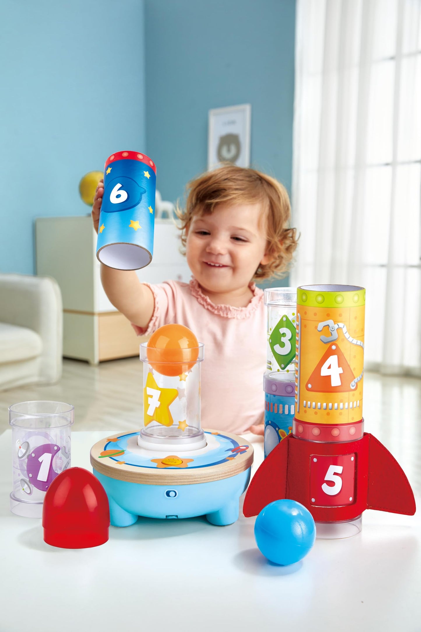 Hape Rocket Ball Air Stacker,24+ Months