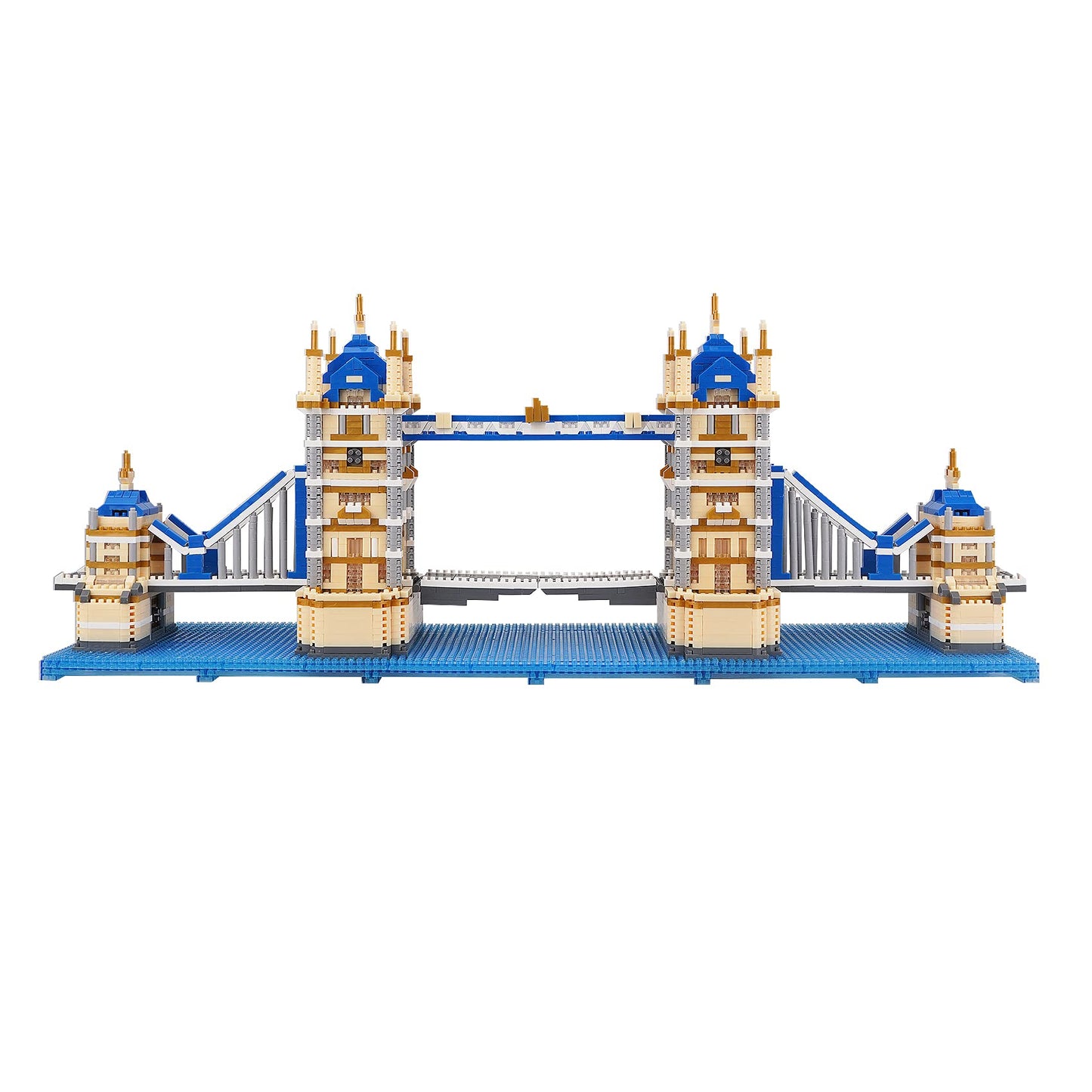 Geniteen Building Blocks Set, London Tower Bridge Model Micro Mini Blocks, 3800 PCS Architecture Model Kits