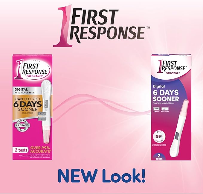 First Response Gold Digital Pregnancy Test, 4 Pack