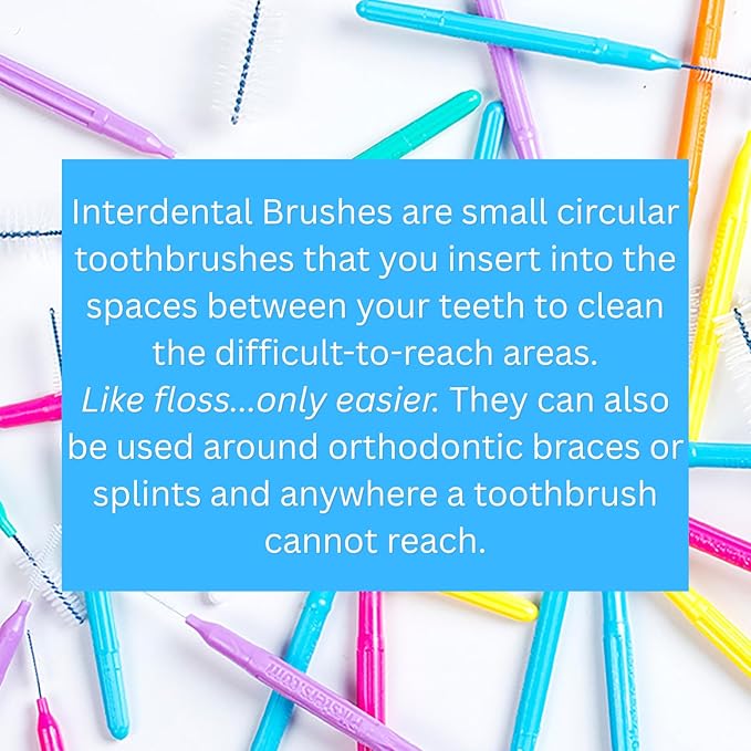 Piksters Interdental Brushes, Size 4, Red Handle