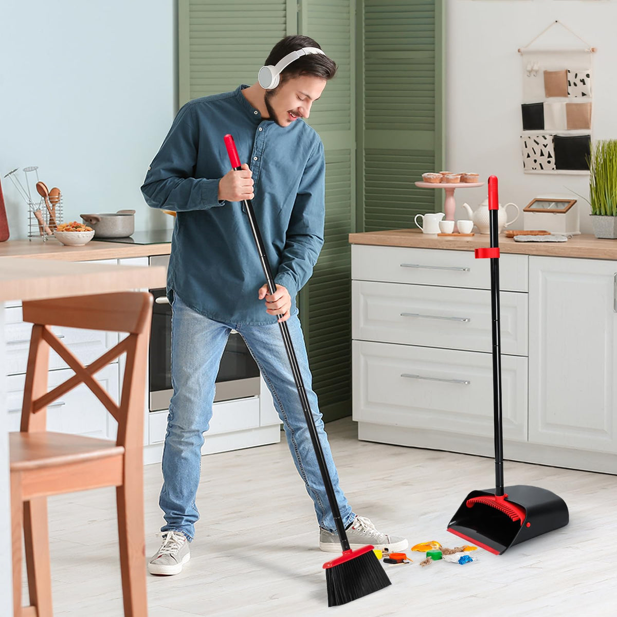 Dust Pan and Broom