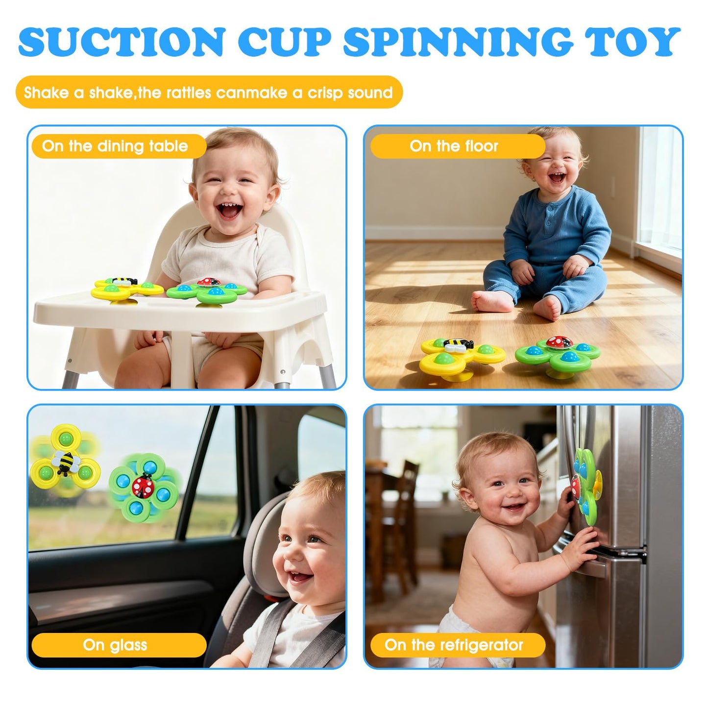6 in 1 montessori baby toys for 6-36 months old-incl Busy Cube,stacking cups,Shape Sorting Bin,baby blocks,crinkle books, suction cups spinners,Sorting Learning Sensory Toys Gift for Babies Aged 1-3
