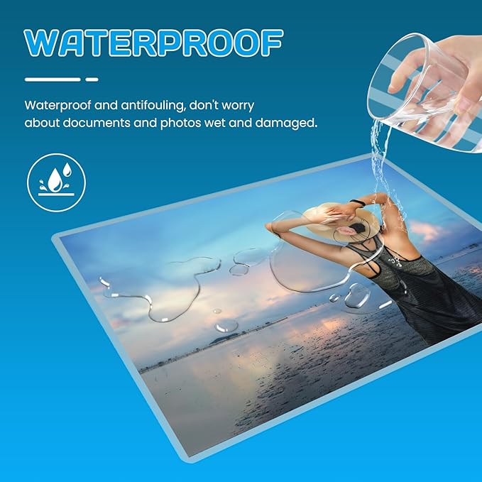 CAREGY 150 Pack Laminating Sheets, Hold 11 x 17 Inch Sheet, 3 Mil Clear Thermal Laminating Pouches 11.5 x 17.5 Inch Lamination Sheet Paper for Laminator, Round Corner