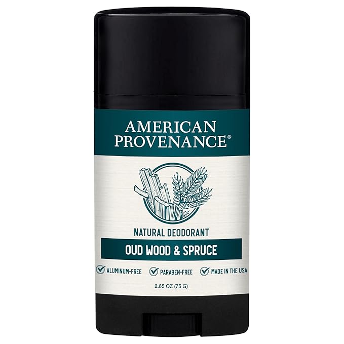American Provenance Oud Wood & Spruce, Bourbon & Vetiver and Sandalwood & Bergamot Deodorant Bundle