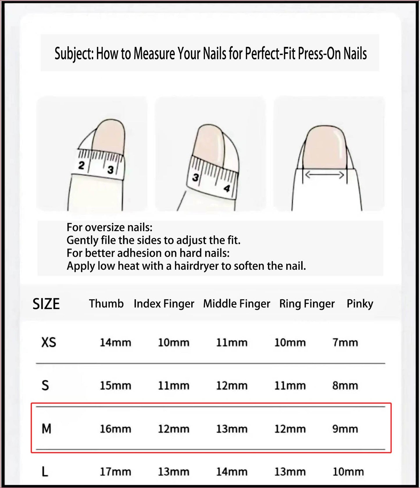 Threelegscat Square Handmade Press on Nails Medium Nails Press Ons With 3d Flower and French Tip Design Reusable Fake Nails for Women for Spring and Holiday 10pcs M Size Pattern S1107