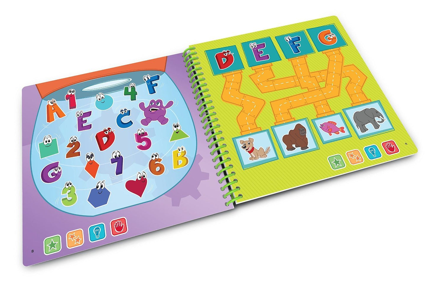 LeapFrog LeapStart Preschool Activity Book: Alphabet Adventures and Music