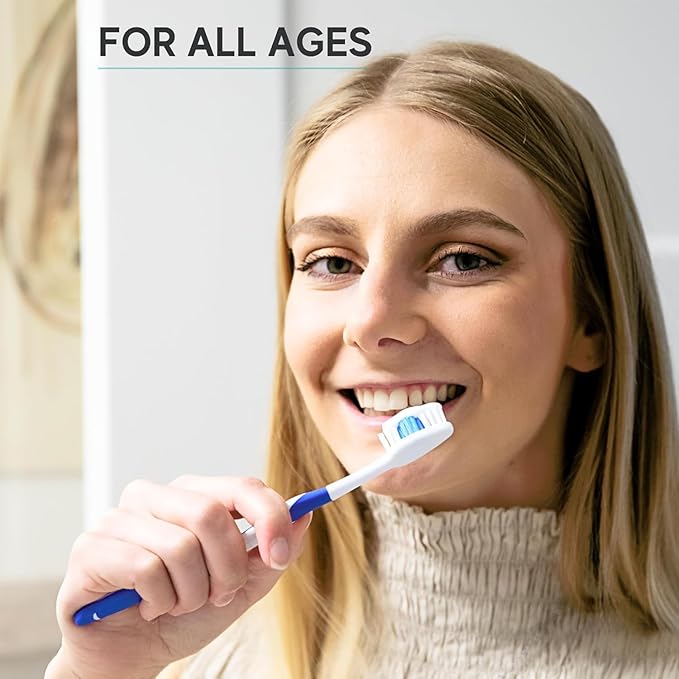 Bulk Toothbrushes Pack - 100 Individually Wrapped Toothbrushes Bulk for Travel, Hotels, Relief Missions, and Donations - Bulk Disposable Toothbrush Pack Adults and Kids