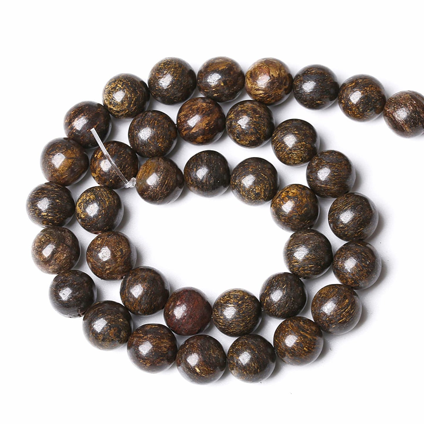 6MM 60PCS Natural Stone Bronzite Gemstone Spacer Loose Beads for Jewelry Making DIY Bracelet Necklace 1 Strand