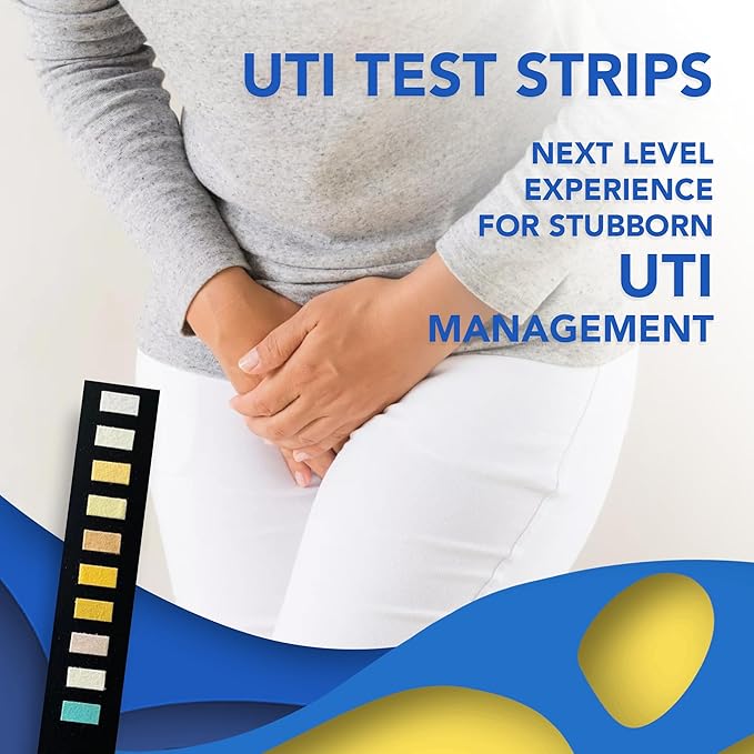 Mobile App Urine Test Strips -Trusted at Home Kidney and Liver Test Kit, Urinary Protein, UTI Test, Hydration, Ketone Body, pH, Urinalysis- Essential Kit (6 Strips)