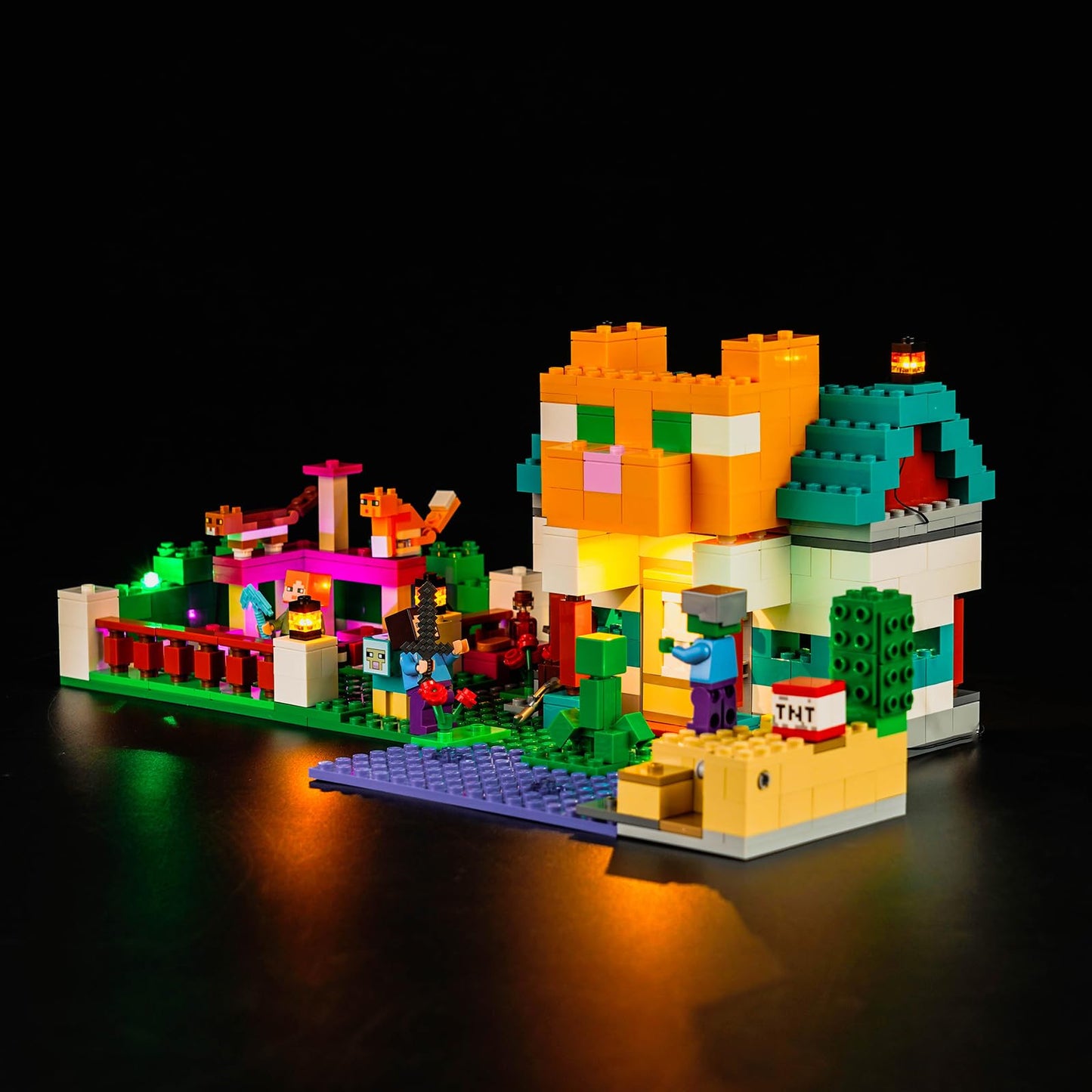 BrickBling Light Kit Compatible with Lego The Crafting Box 4.0 Building Set, Creative Lighting Compatible with Lego 21249 for Adult (Lights Only, No Bricks)