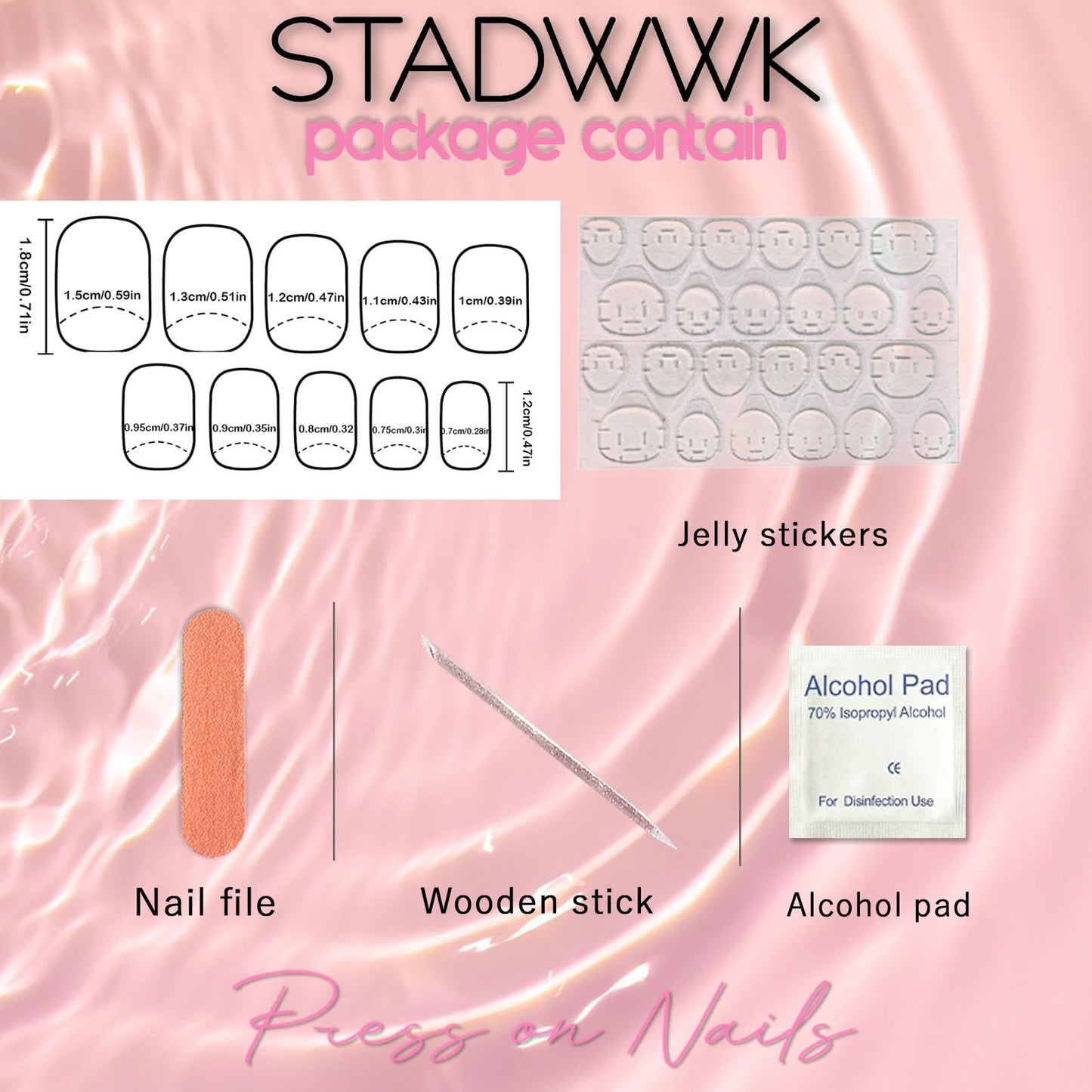 Square Press on Nails Short Fake Nails with Flower Leaves Designs Nails Press ons Purple Nude Glue on Nails Glossy Artificial Nails Simple False Nails Spring Summer Stick on Nails for Women 24Pcs