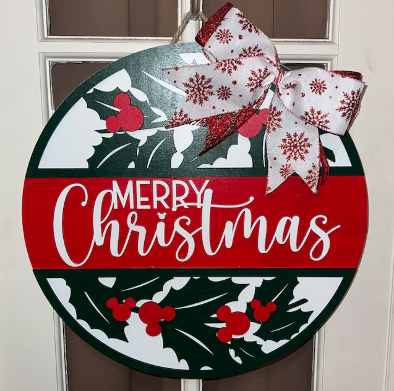 Christmas Stencils for Painting on Wood 12” Large Christmas Doormat Stencils Reusable Holiday Stencil for Crafts Door Mats Canvas Window Decor