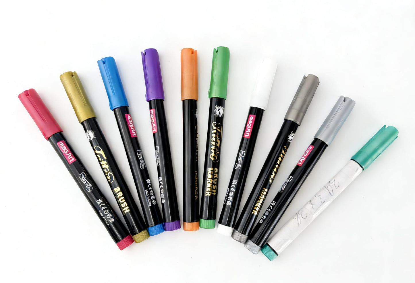 SPACEZHUA 15 Glitter Nail Pens