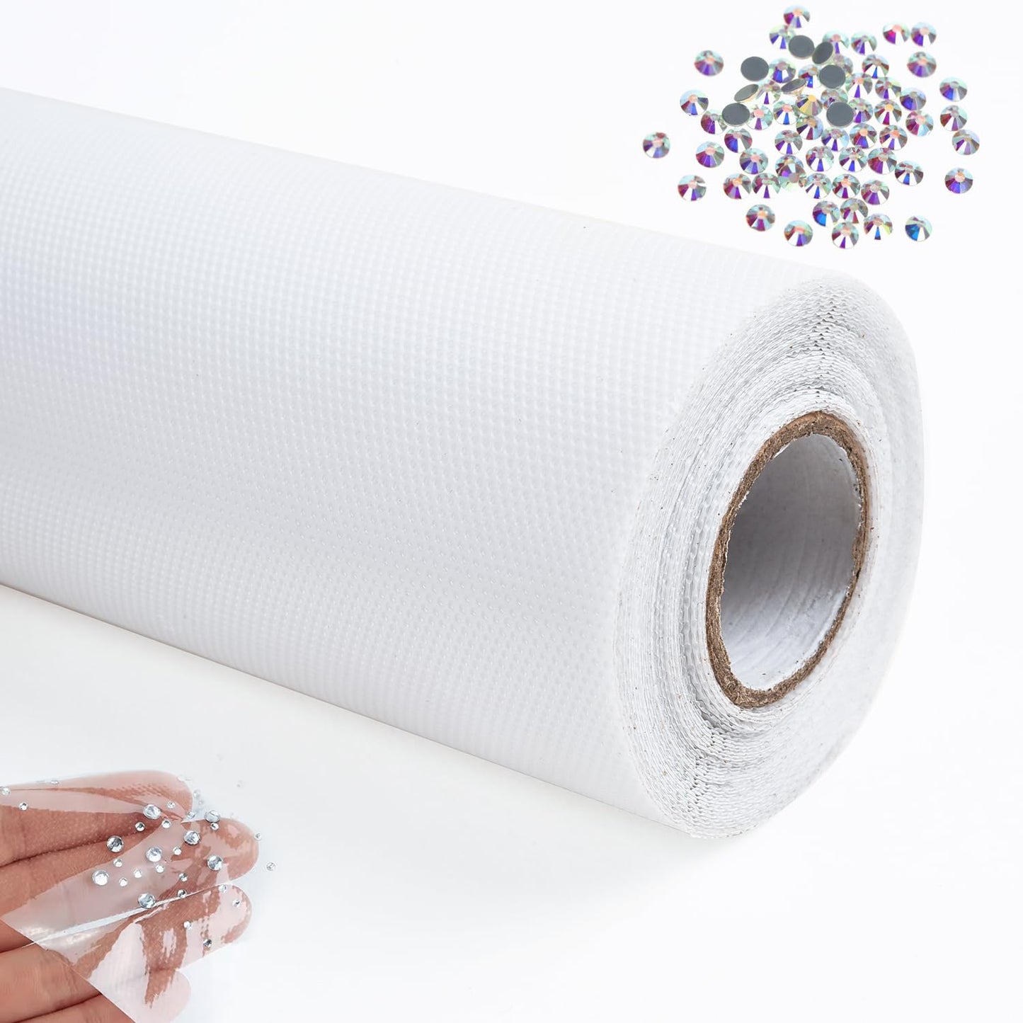 Blinginbox Hotfix Tape,Hot Fix Rhinestones Transfer Film Paper Iron on Rhinestones Transfer Paper.(10ft*12.6in,3mx32cm)