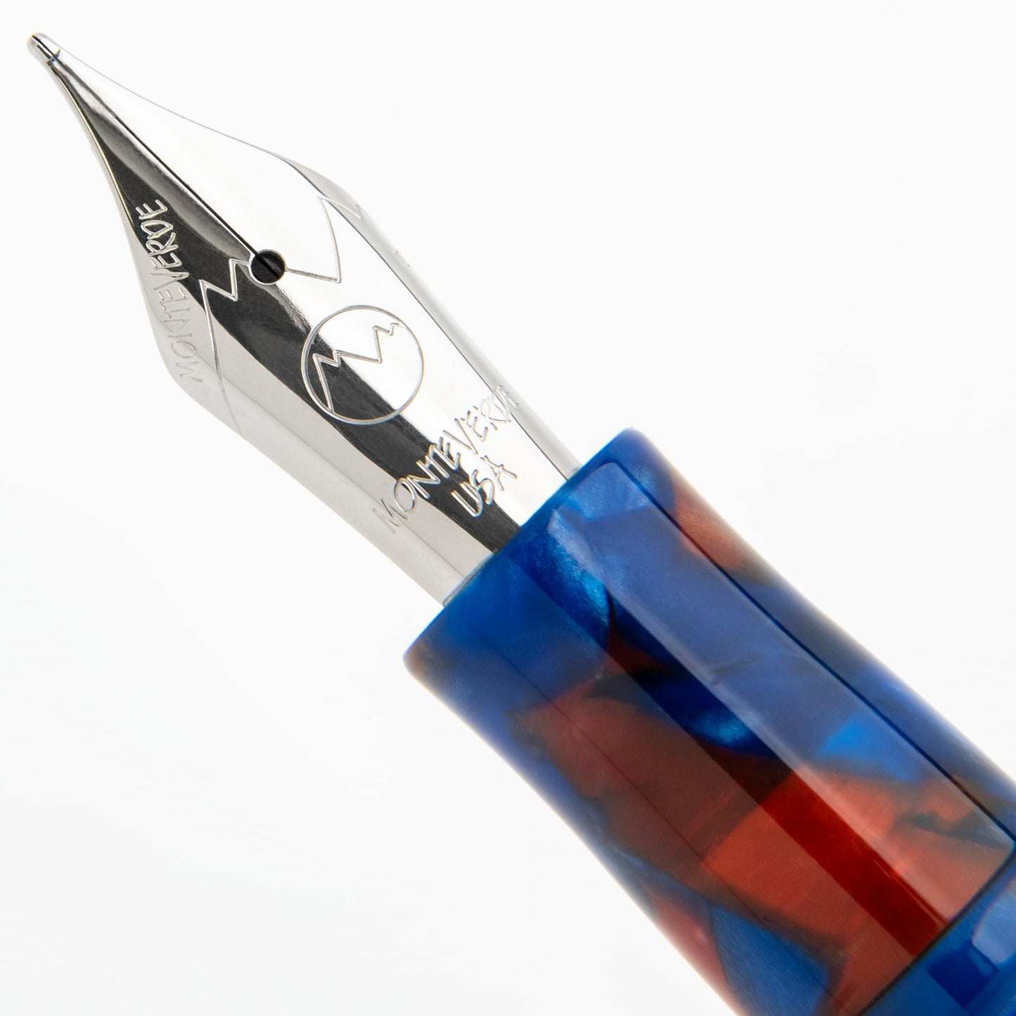 Monteverde USA Dragon Tree Fountain Pen – Blue/Brown Extra Fine Nib with Free 15ml Ink Bottle – Luxury Writing Gift Inspired by Nature for Collectors & Professionals