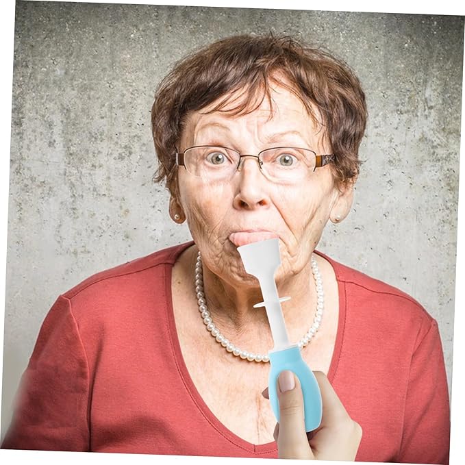 Tongue Trainer for Oral Muscle Rehabilitation Suction Device for Speech Therapy and Swallowing Exercises for Elderly and Children Adjustable and Easy to Use