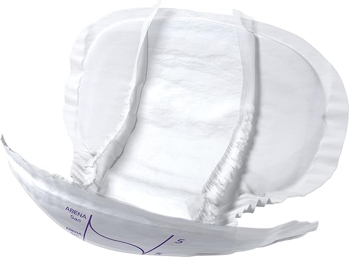 Abena San Premium Incontinence Pads, Moderate Absorbency, (Sizes 4 to 7), Size 5, 36 Count