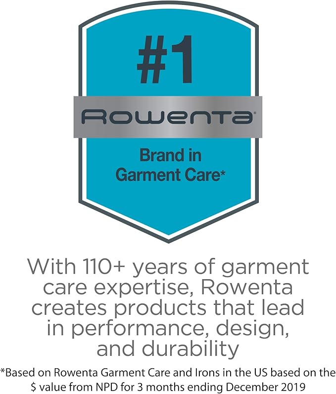Rowenta, Steamer for Clothes, Access Steam Handheld Steamer, 15 Second Heatup, 4 Ounce Capacity, 1150 Watts, Portable, Ironing, Travel Must Have, White Clothes Steamer, DR3030