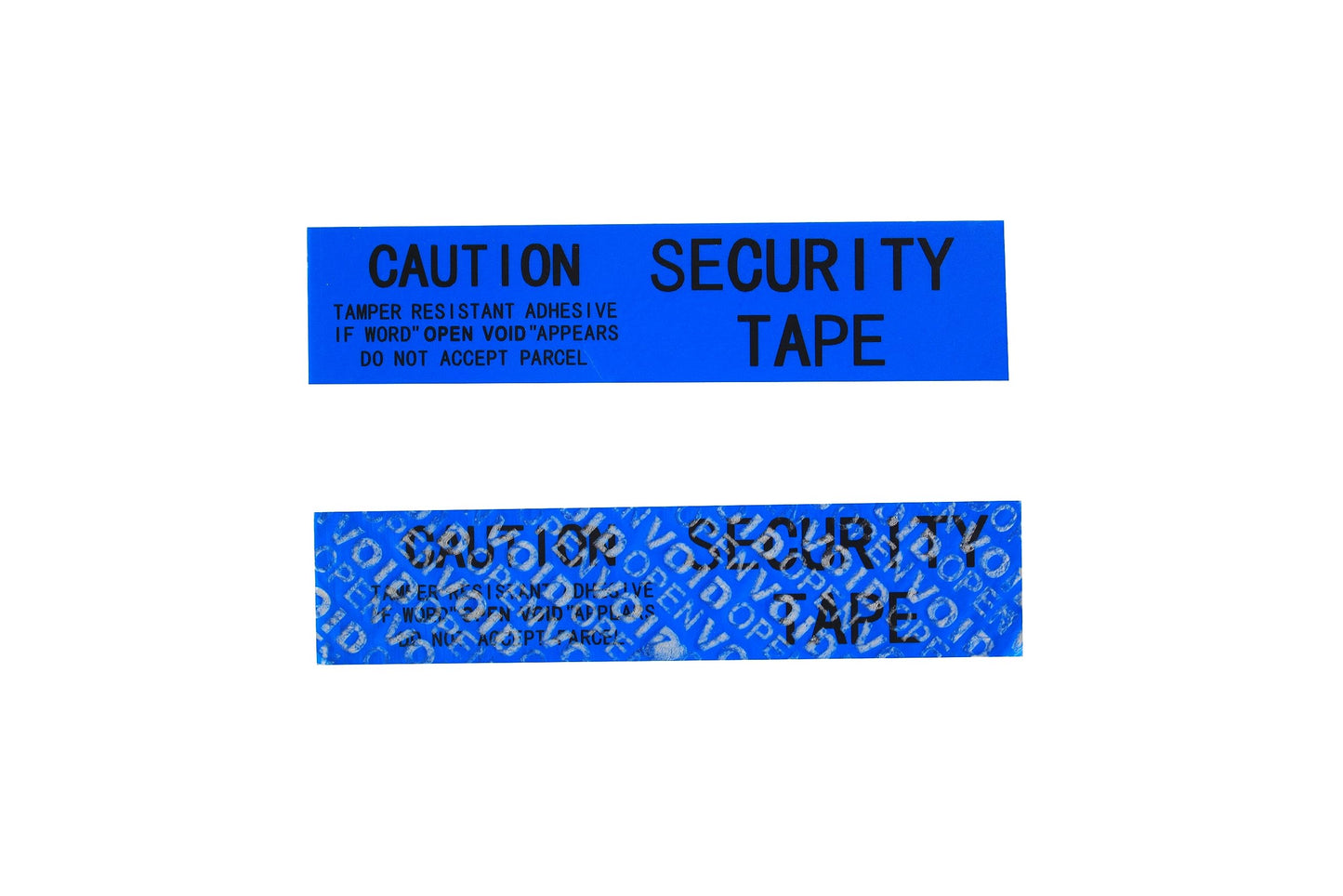 TamperSeals Group - 2 Rolls Blue Non-Transfer Tamper Evident Security “VoidOpen” Tapes (1Inch x 50Yards x 2Mil, No Residue Left, Do Not Open if Seal is Broken)