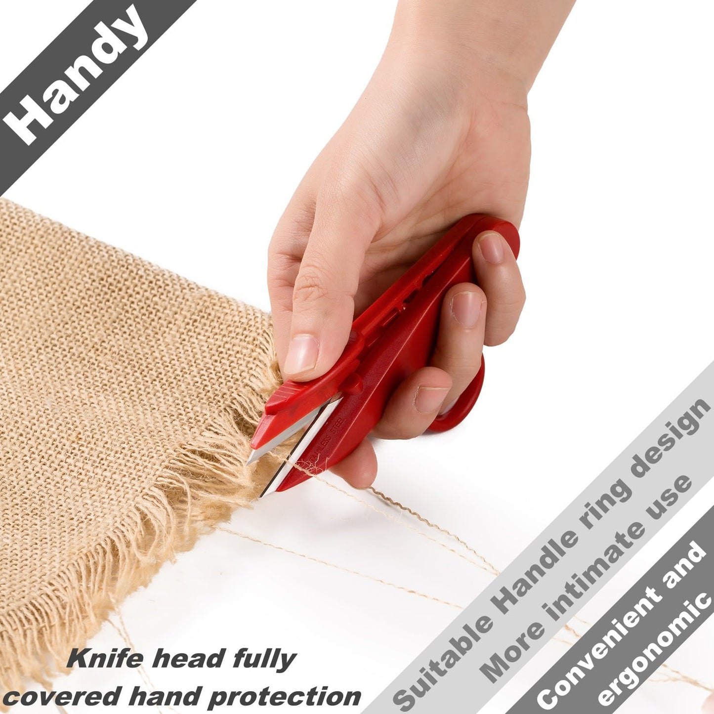 Fengliren Sewing Scissors Professional 9 inch Heavy Duty Fabric Shears for Tailoring Leather Cloth Red Industrial Strength High Carbon Steel Tailor Shears for Home Office Dressmakers