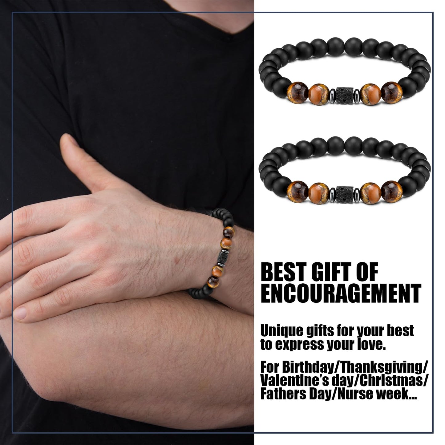 Landical 12 Sets Inspirational Bracelets Bulk for Men Women Sometimes You Forget You're Awesome Bracelets(Round)
