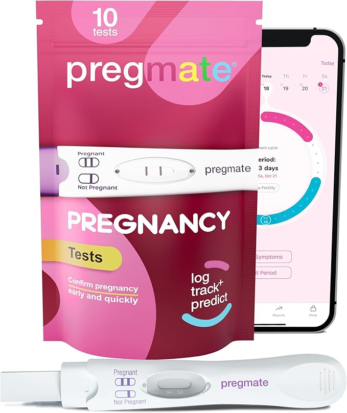 Pregmate Pregnancy Midstream Test (10 Count)