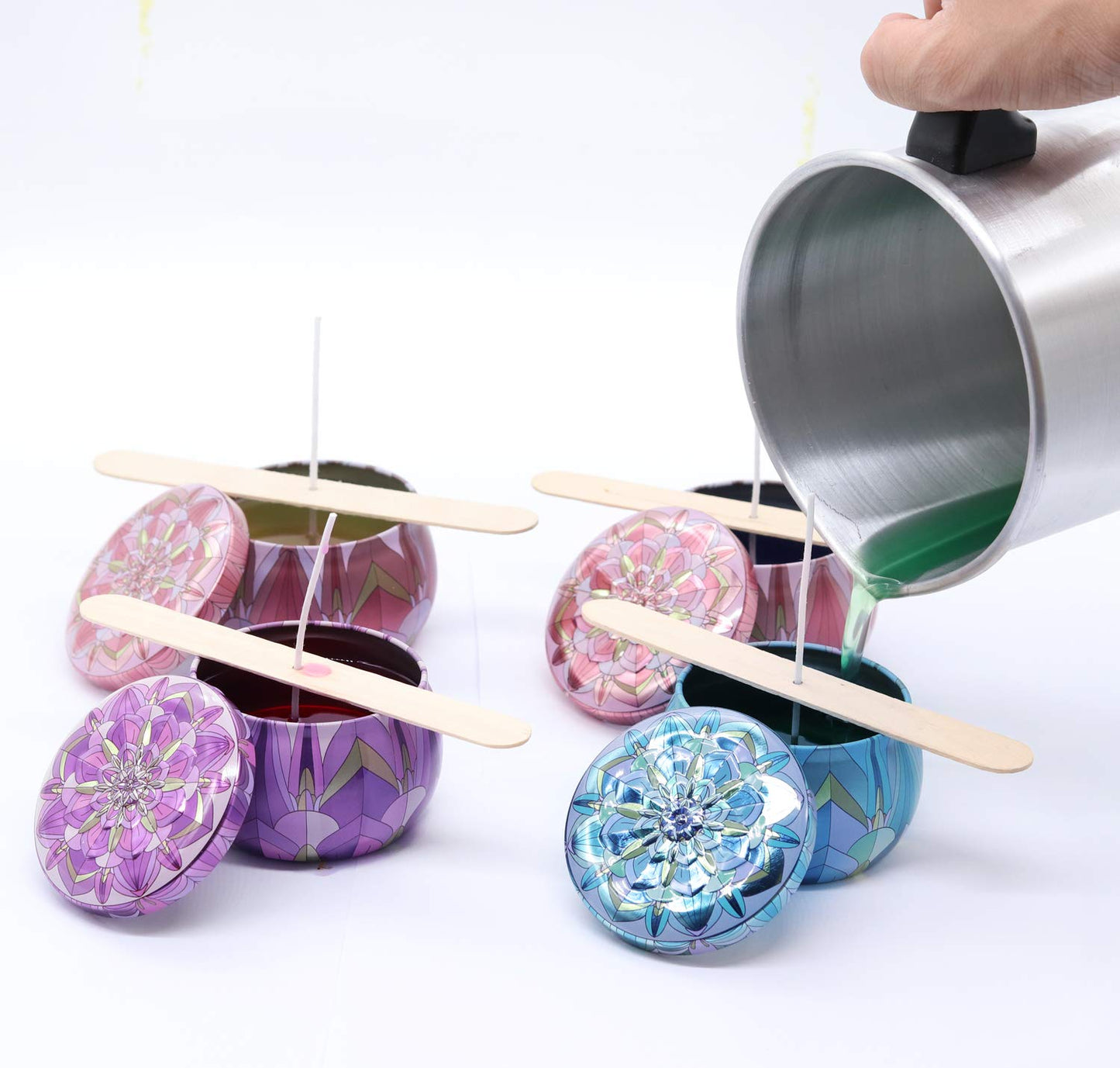 Candle Making Pouring Pot 101oz, Wax Melting Pot, Dripless Pouring Pitcher for Candle Making