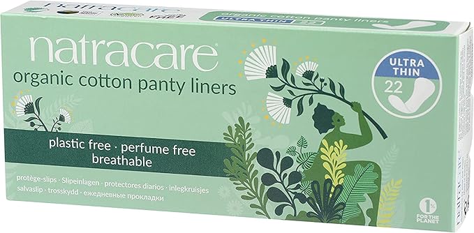 natracare Panty Liners, Cotton, 22 ct, 5 Boxes (110 Liners Total)