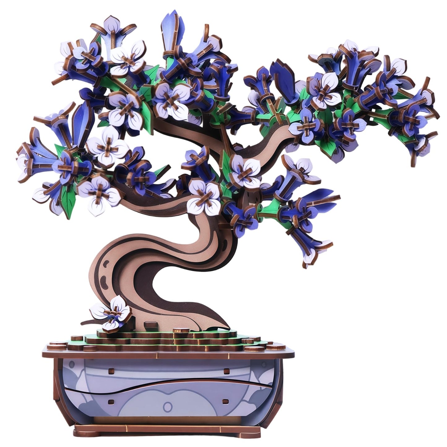 Ulieer 3D Puzzles for Adults Wooden Flower，DIY Crafts for Adults Bonsai Tree Building Set, Artificial Flower Decor, Artificial Plant Model Toy for Desk or Home Decor，Birthday Valentine's Day