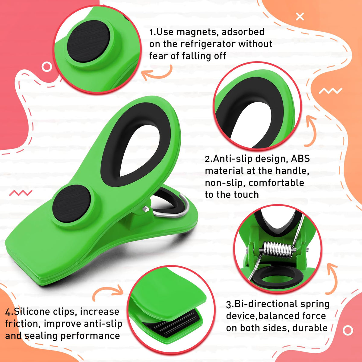 Chip Bag Clips (12 Count)