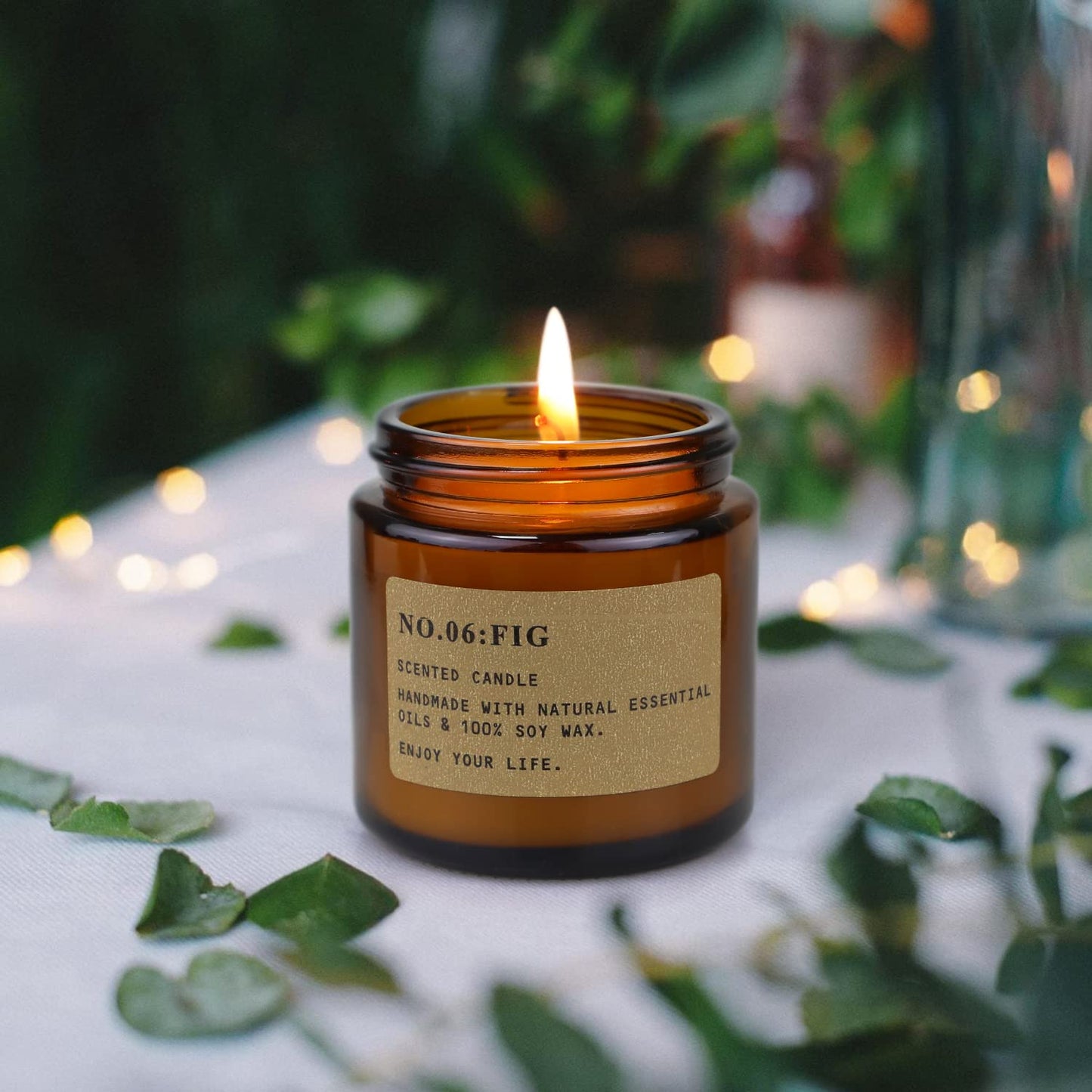 MOULENGGU 6 Pack Candles for Home Scented Aromatherapy Candle Gift Set for Women Soy Wax Long Lasting Amber Jar Candles Gift for Birthday Mother's Thanksgiving Day Present