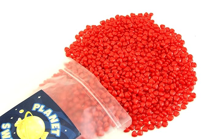 Planet Sweets Imperial Cinnamon Hearts Hard Candy 1.5 Pounds Valentine's Day Bulk Spicy Candies