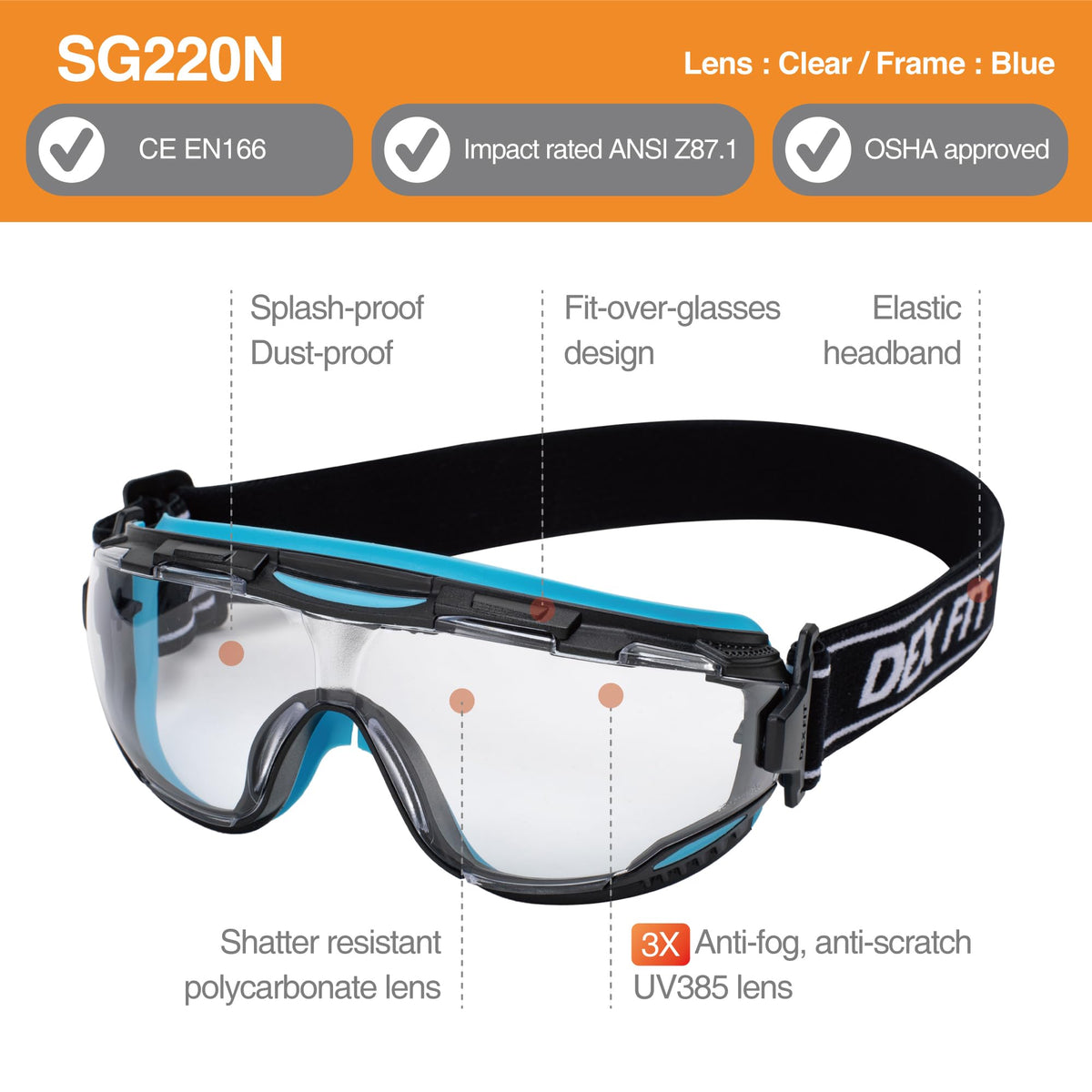 Safety Goggles SG220