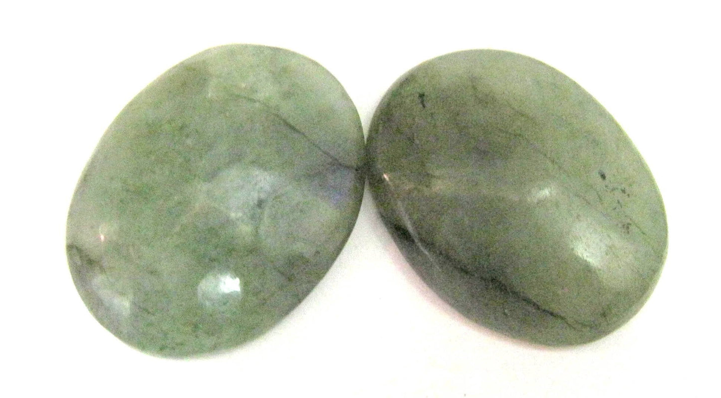 crystalmiracle Beautiful Labradorite Single Thumb Stone Healing Crystal Thumb Stone for Wellness Reiki Feng Shui Gifts, Perfect for Home & Office