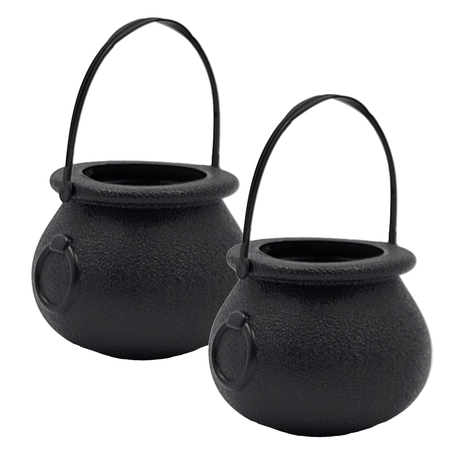Black Candy Cauldron Kettles, Party Decoration Supplies, St. Patrick's 3" Inches (24-Pack) Witch Cauldron, Candy Bucket, Cauldron Pot