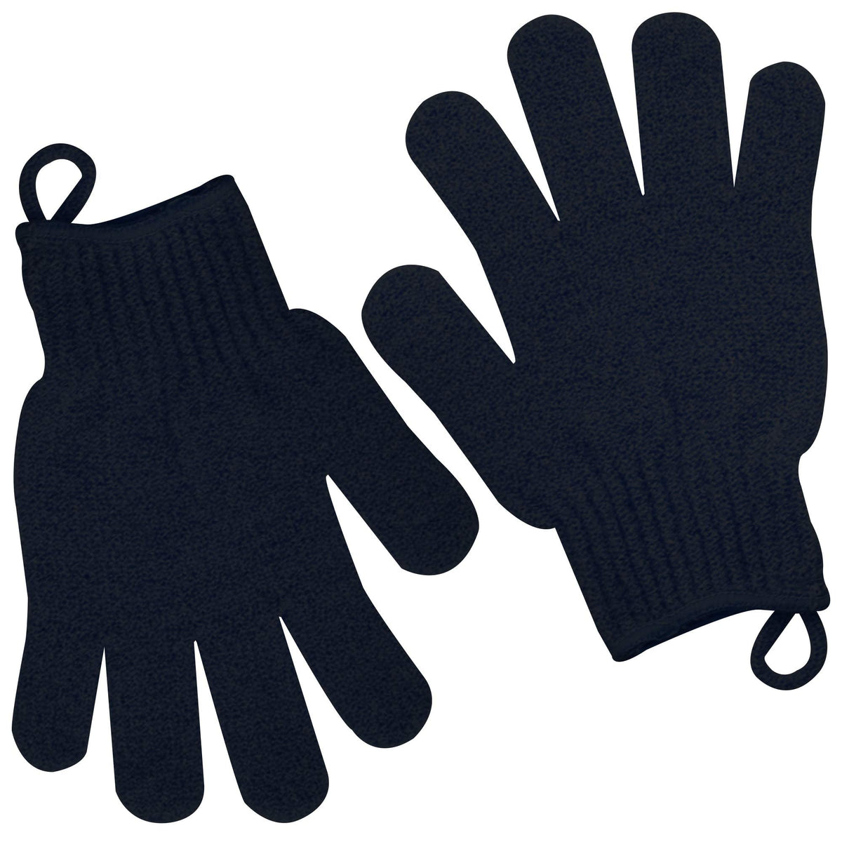 Heavy Exfoliating Shower Gloves with Hanging Loop