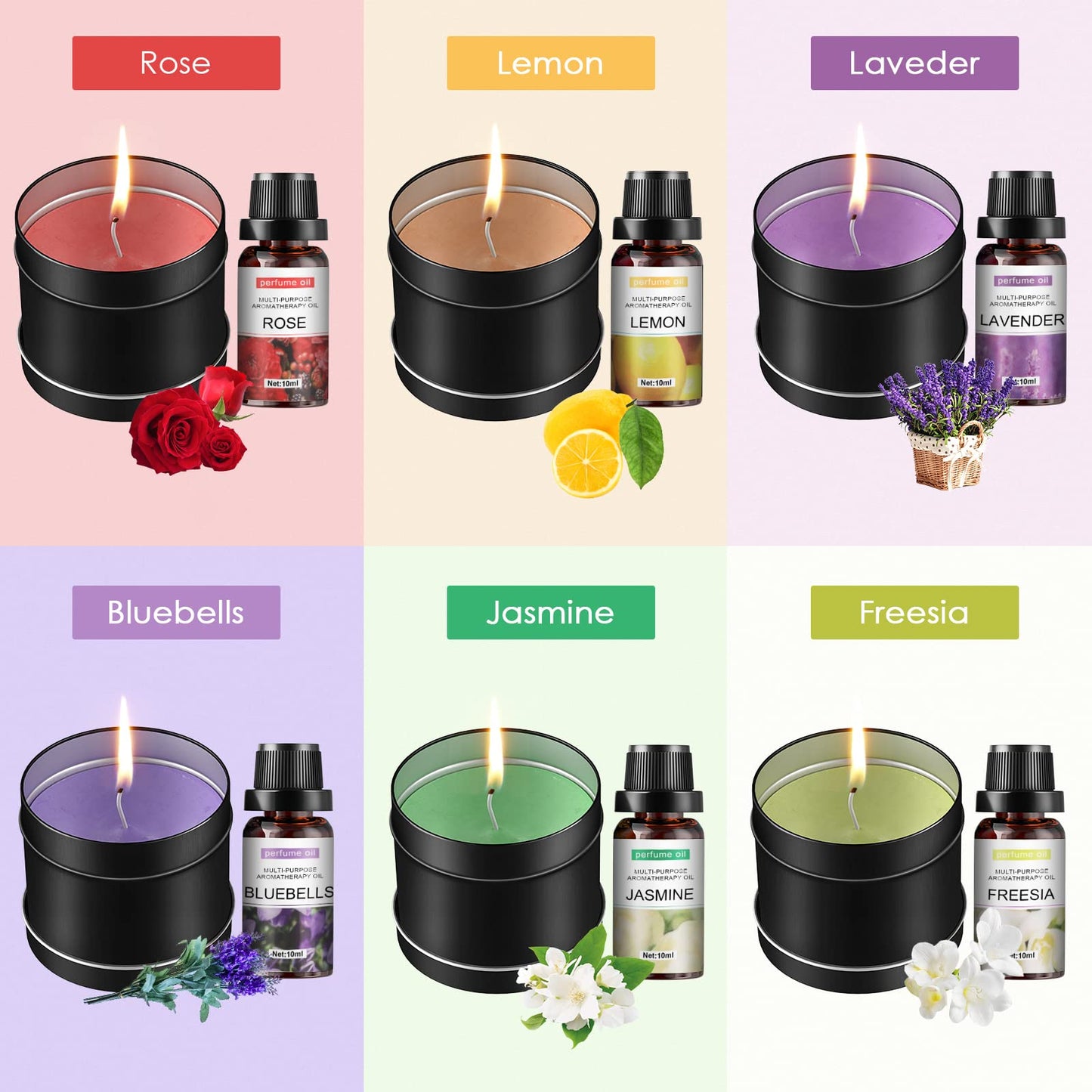 Complete Candle Making Kit with Wax Melter,Candle Making Supplies,DIY Arts&Crafts Kits Gift for Beginners,Adults,Including 500w Electronic Stove,Wicks,Wax,Rich Scents,Dyes,Melting Pot,Candle tins