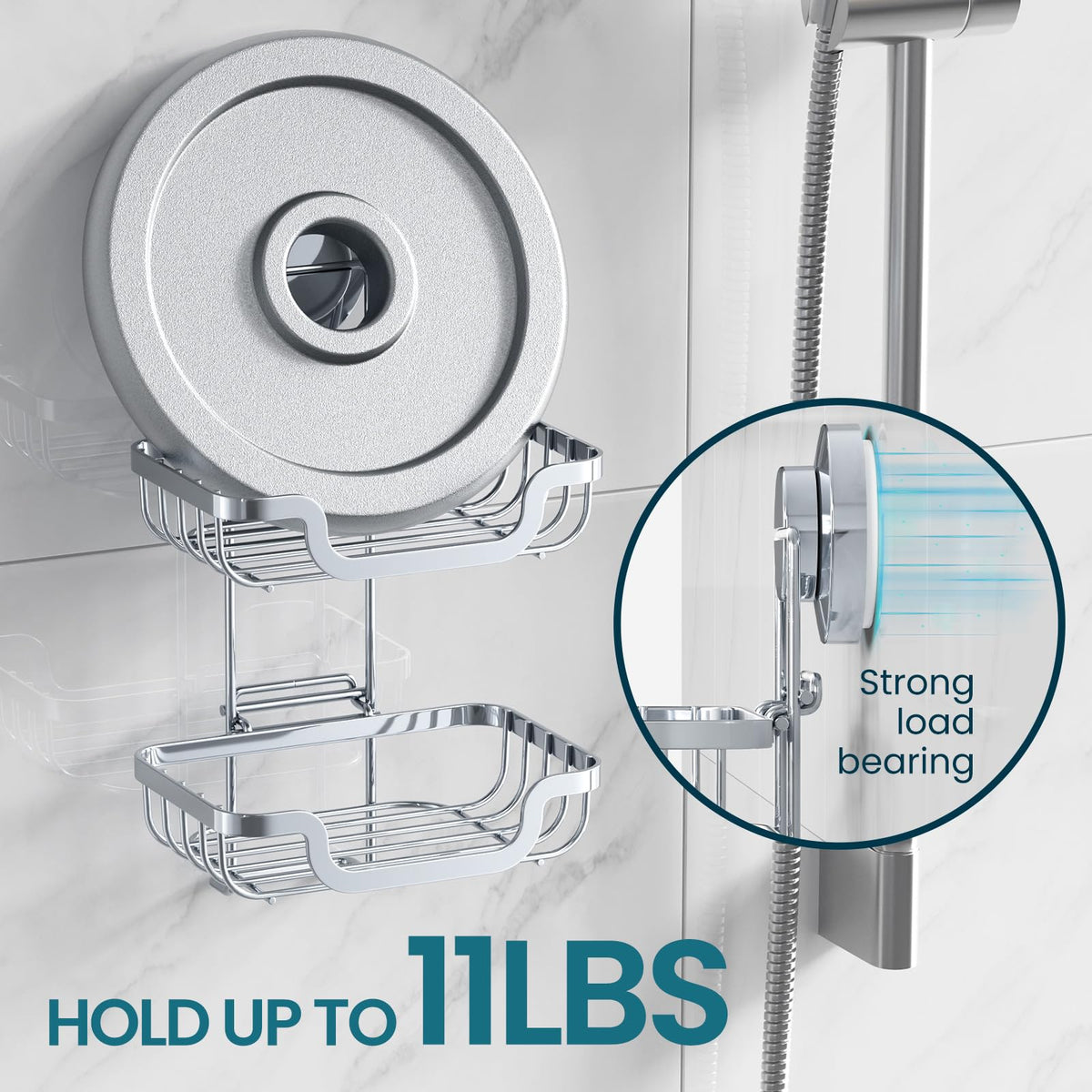 Soap Dish Bar Soap Holder Suction Cup (2 Count)