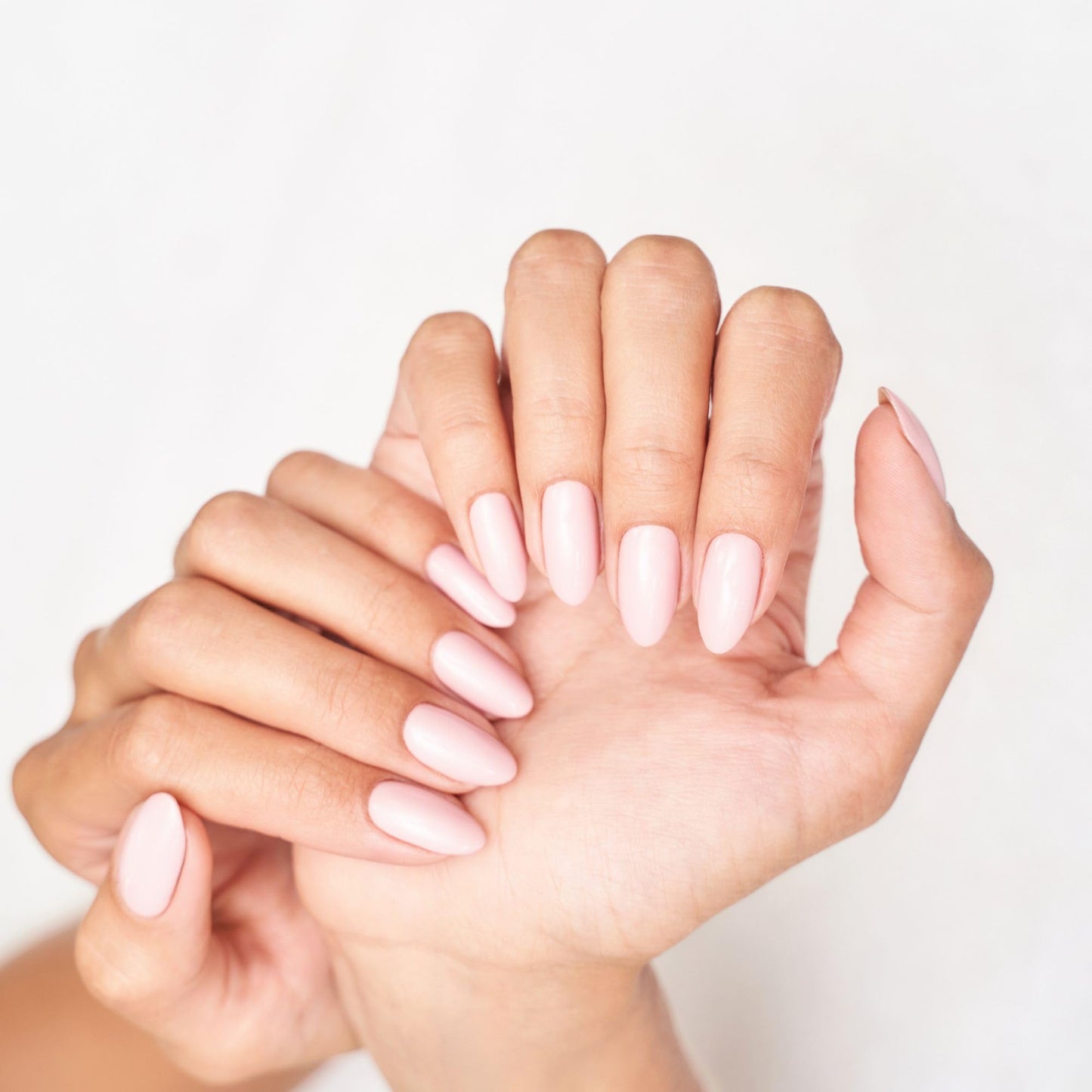 ALICE & BELLA Semi Cured Gel Nail Strips-20 PCS Nude Pink Neutral Nail Strengthening Gel Stickers, Use with UV Light Lamp, Salon Quality Manicure Wraps (Nude Pink)
