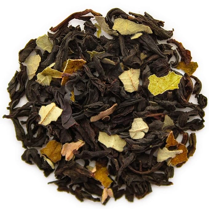 Teabloom Organic Black Tea, Black Currant Nectar Loose Leaf Tea, USDA Certified Organic, 2.80 Ounce Loose Leaf Tea Canister Makes 35-50 Cups