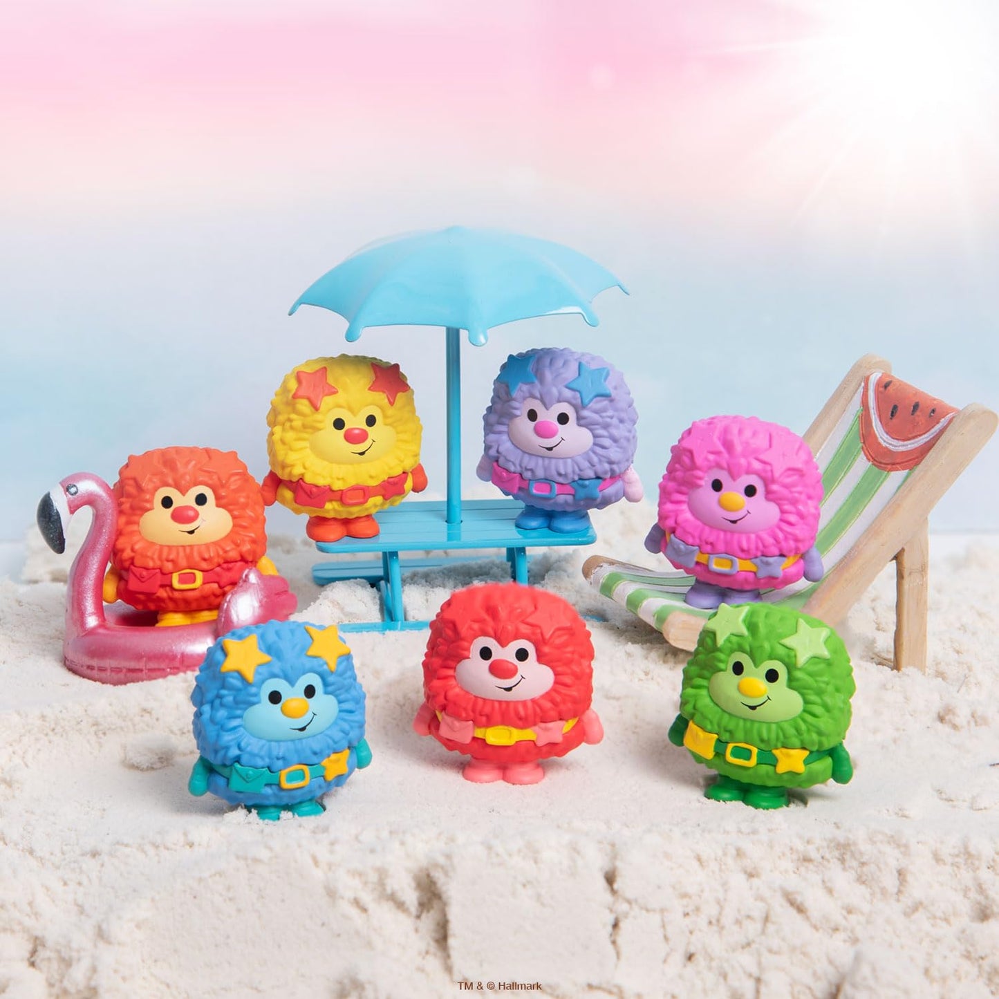 Rainbow Brite 'Limited Edition' 7-Pack Sprite Collector Set with 7 Sprites 1.25-inch Cheebee Micro Figures