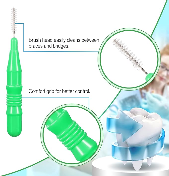 Patelai 350 Pieces Interdental Brush Tooth Floss Tooth Cleaning Tool Toothpick Dental Flossing Head Oral Flosser Soft Picks Refill Dental Flosser Toothpick Cleaners(Cute Colors)