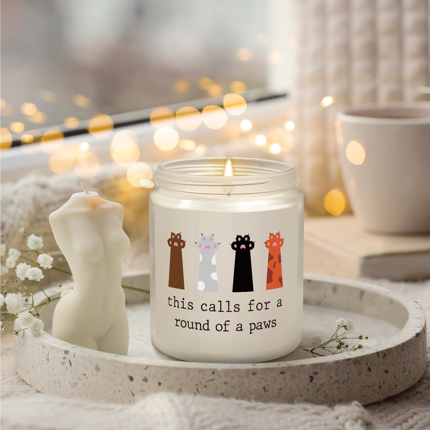 Congratulations Gift for Women Men, Cute Congrats Present, Graduation Gift for Her Him 2026, New Job Present for Him Her - Handmade Lavender Scented Candle (7oz)