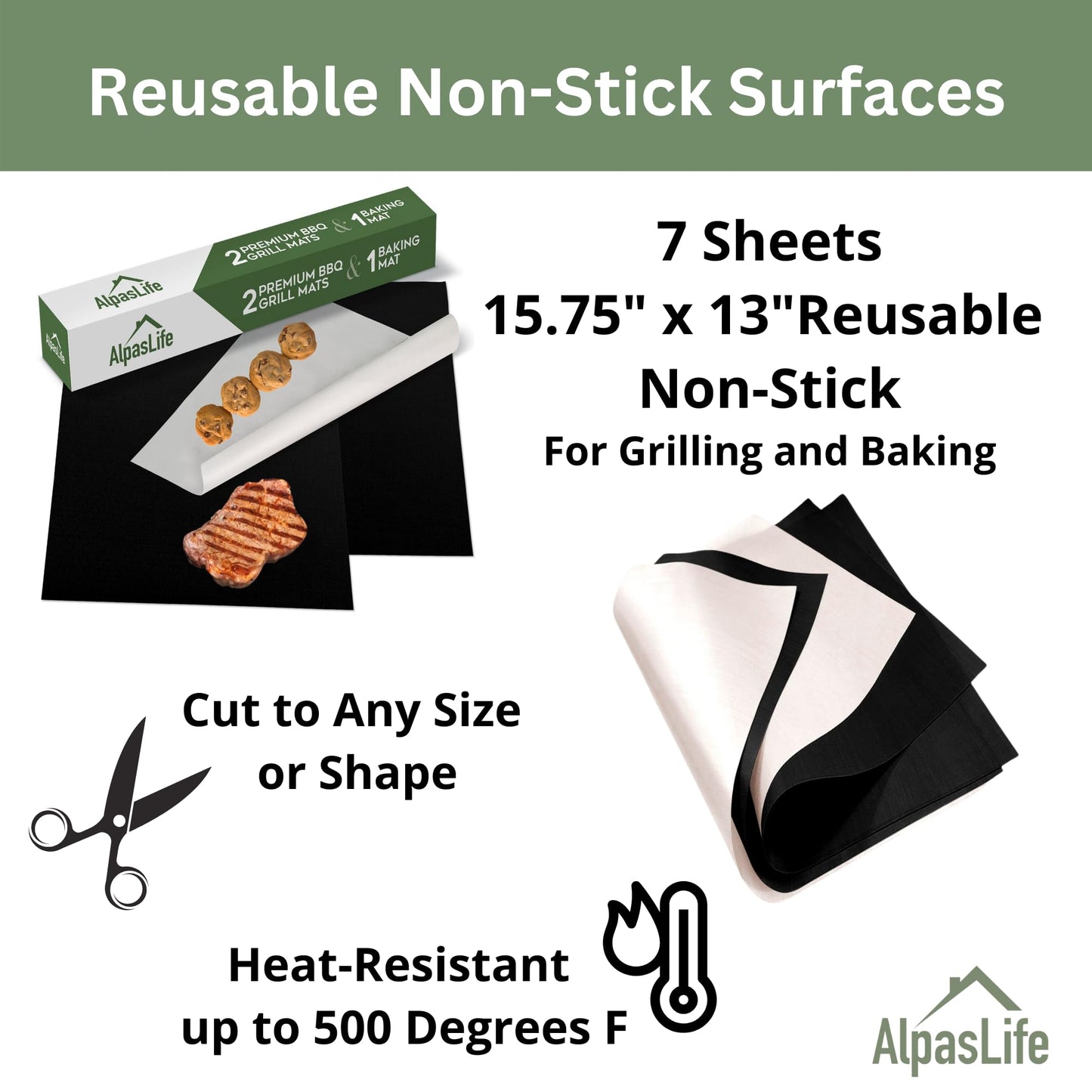 Complete Kitchen Essentials Set - Silicone & Wood Utensils, Spoon Rest, Utensils Holder, Non-Stick Baking Mats & Grilling Mats, Mini Oven Mitts, Combo Cutting Board & Dish Drying Pad